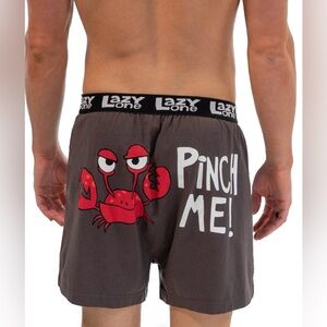 Lazy One Pinch Me Boxer Shorts Men’s Size Small Gray